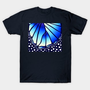 Beautiful Butterfly - Blue T-Shirt